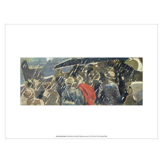 Walter Sickert Miss Earhart’s Arrival art print