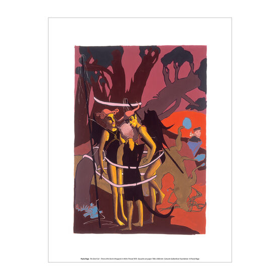 Paula Rego The Devil Cat exhibition art print