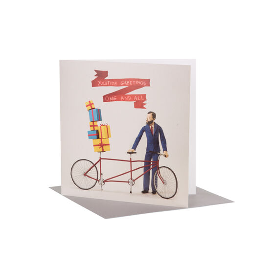 Tate RCA Christmas card Yuletide Bicycle (Pack of 6)