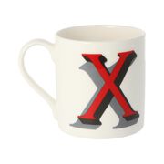 Alphabet of art mug - X