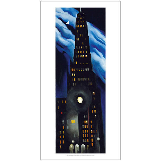 Georgia O'Keeffe Ritz Tower (50 x 100 poster)