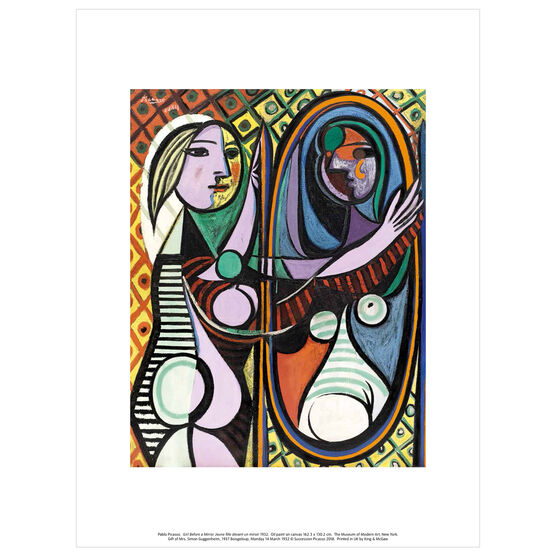 Pablo Picasso: Girl before a Mirror exhibition print