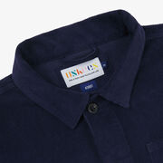 Deep indigo corduroy overshirt