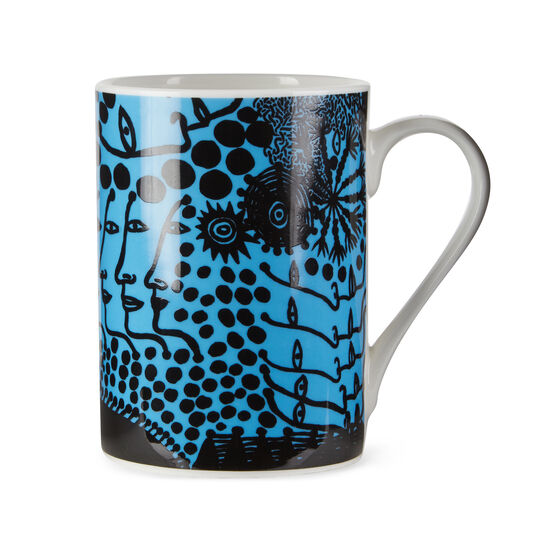 Yayoi Kusama Late Night Chat is Filled with Dreams mug set