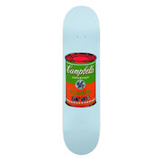 Warhol: Campbell's Soup Can skateboard - pale blue