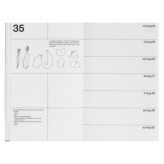 White 2020 planner