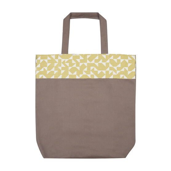 Anni Albers yellow Intaglio tote bag