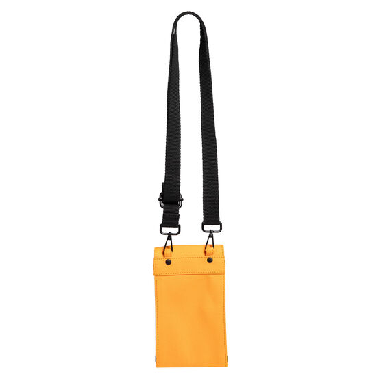 Orange cotton phone wallet
