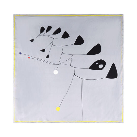 Calder silk scarf