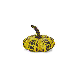 Yayoi Kusama small soft sculpture pumpkin