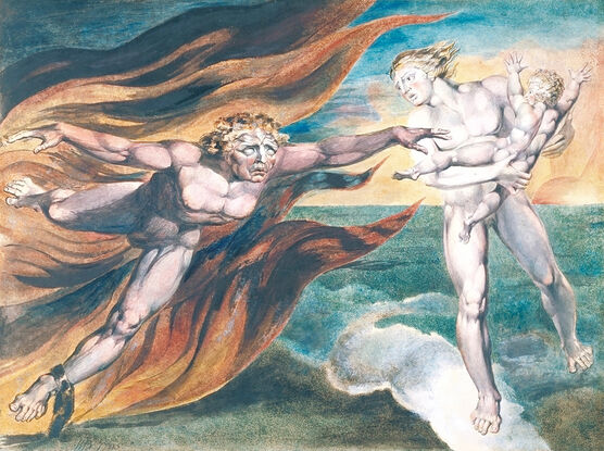 William Blake: The Good and Evil Angels