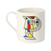 Alphabet of art mug - P