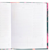 Pink marble day planner notebook