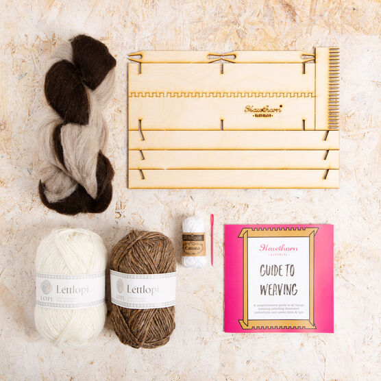 Pop up weaving kit