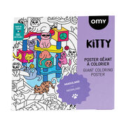 Kitty giant colouring poster