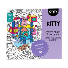 Kitty giant colouring poster