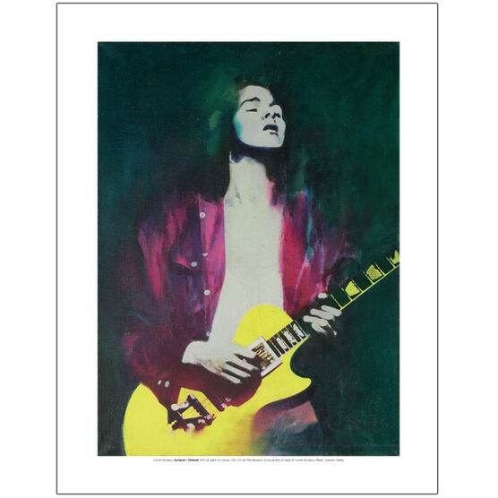 Cornel Brudascu Guitarist (mini print)