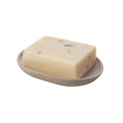 White ceramic soap dish