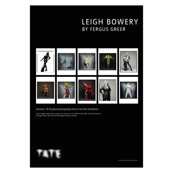 Leigh Bowery by Fergus Greer A5 postcard book