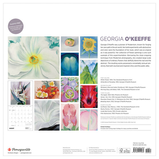 Georgia O'Keeffe Calendar 2027