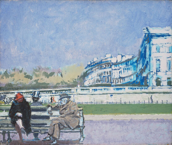 Walter Richard Sickert: The Front at Hove (Turpe Senex Miles Turpe Senilis Amor)