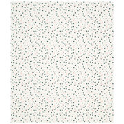 Rose and green splatter print wrapping paper