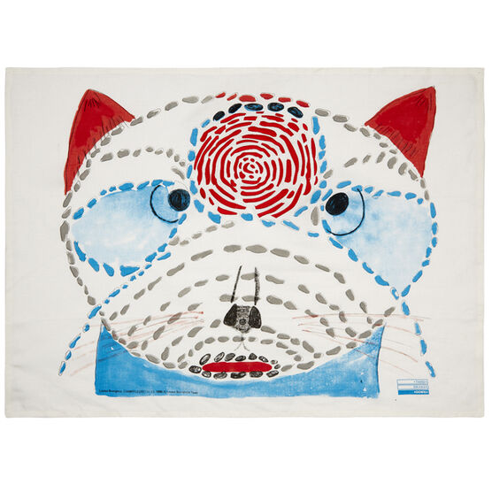 Louise Bourgeois cat tea towel