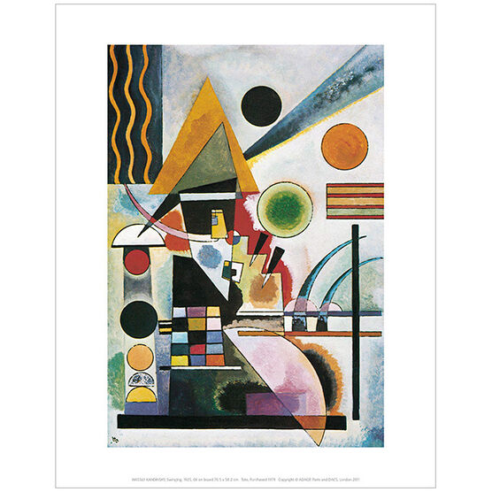 Kandinsky Swinging (mini print)