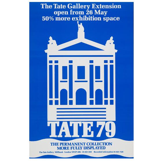 Tate 1979 (vintage poster reproduction)