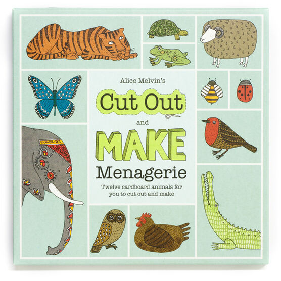 Alice Melvin's Cut-out and Make Menagerie of Animals