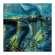 Van Gogh Starry Night over the Rhône silk scarf