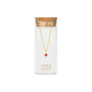 Star mulberry gold necklace