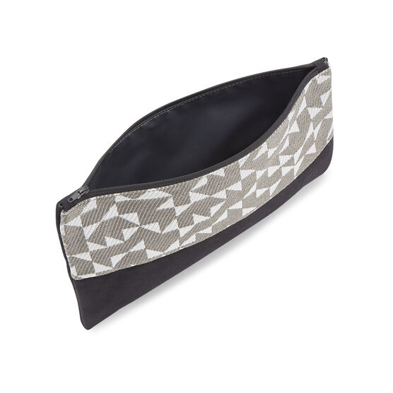 Anni Albers grey Intaglio make-up bag
