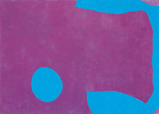 Patrick Heron: Dark Purple and Ceruleum