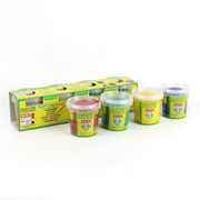Set of 4 modelling play dough pots