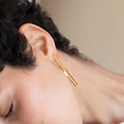 Tremelia enamel drop earrings