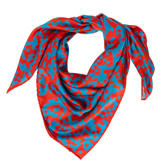 François Morellet Random Distribution silk scarf