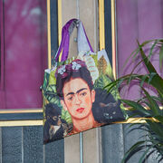 Frida Kahlo Self Portrait foldaway bag