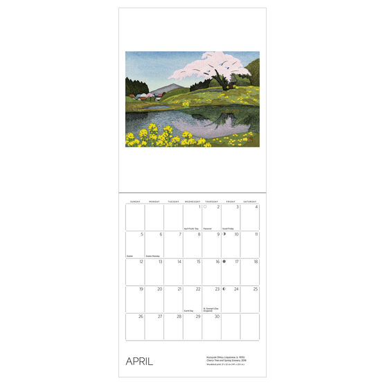 Serenity: Kazuyuki Ohtsu 2026 mini wall calendar