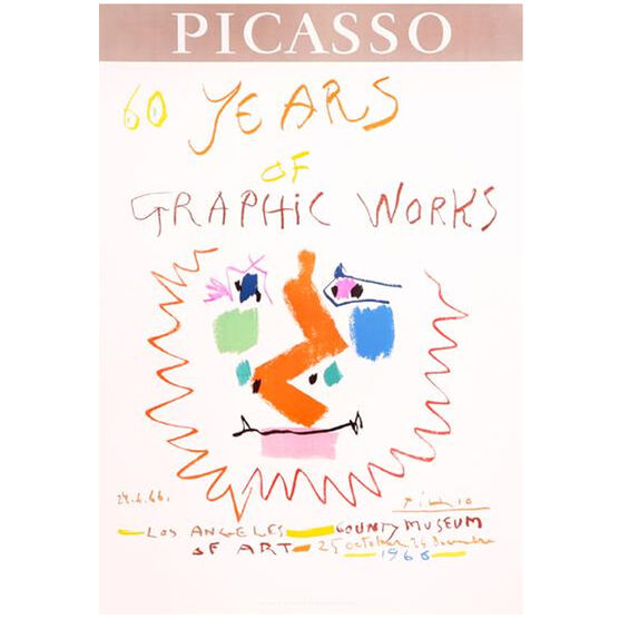 Atelier Mourlot Picasso 60 Years (original vintage print)