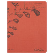 Calder red A5 notebook