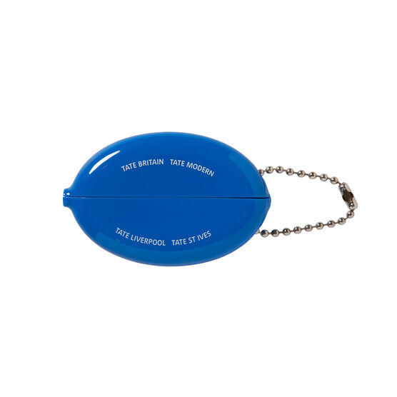 Tate logo blue coin pouch