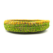 Trudy Nyurpaya Holland Smythe green and yellow Tjanpi basket