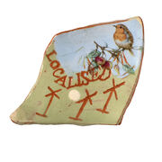 Christine Binnie Localised ceramic brooch