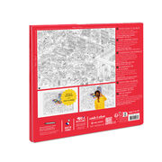 Supermarket giant colouring poster