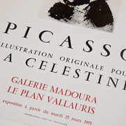 Picasso Illustration Originale Pour La Célestine 1975 rare vintage poster