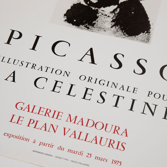 Picasso Illustration Originale Pour La Célestine 1975 rare vintage poster