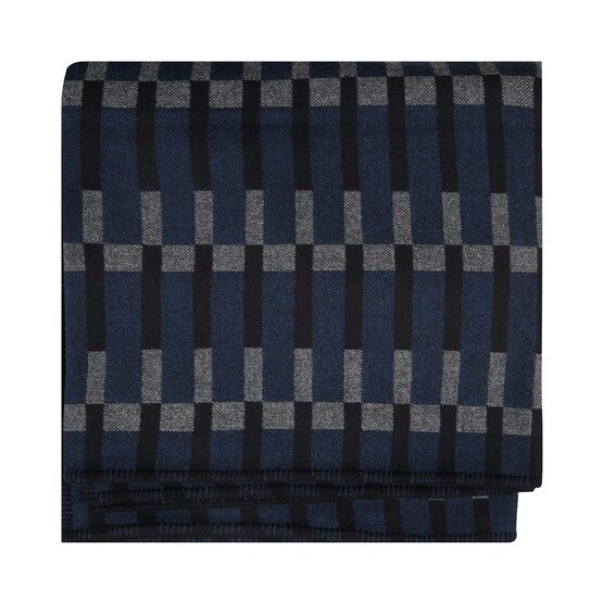 Eleanor Pritchard navy block blanket