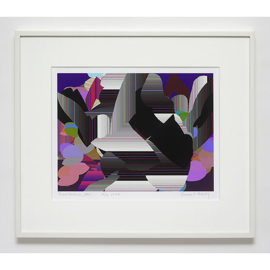 Brass Women, 2024, Samia Halaby Limited Edition 10