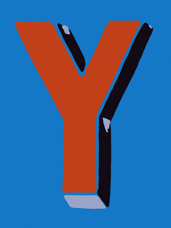 Bob and Roberta Smith: Bobs Alphabet: Y